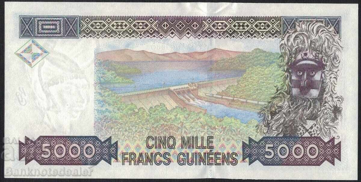 Guinea 5000 Francs 1998 Pick 38 Uncirculated with price 28.00 BGN | € 14.32