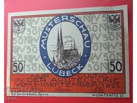 Bancnota-Germania-Schleswig-Holstein-Lübeck-20 pfennig 1921