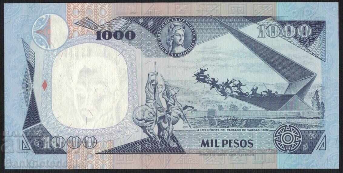 Colombia 1000 Gold Pesos 1995 Pick 438 Uncirculated with price 18.00 BGN | € 9.20