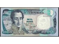 Colombia 1000 Gold Pesos 1995 Pick 438 Uncirculated