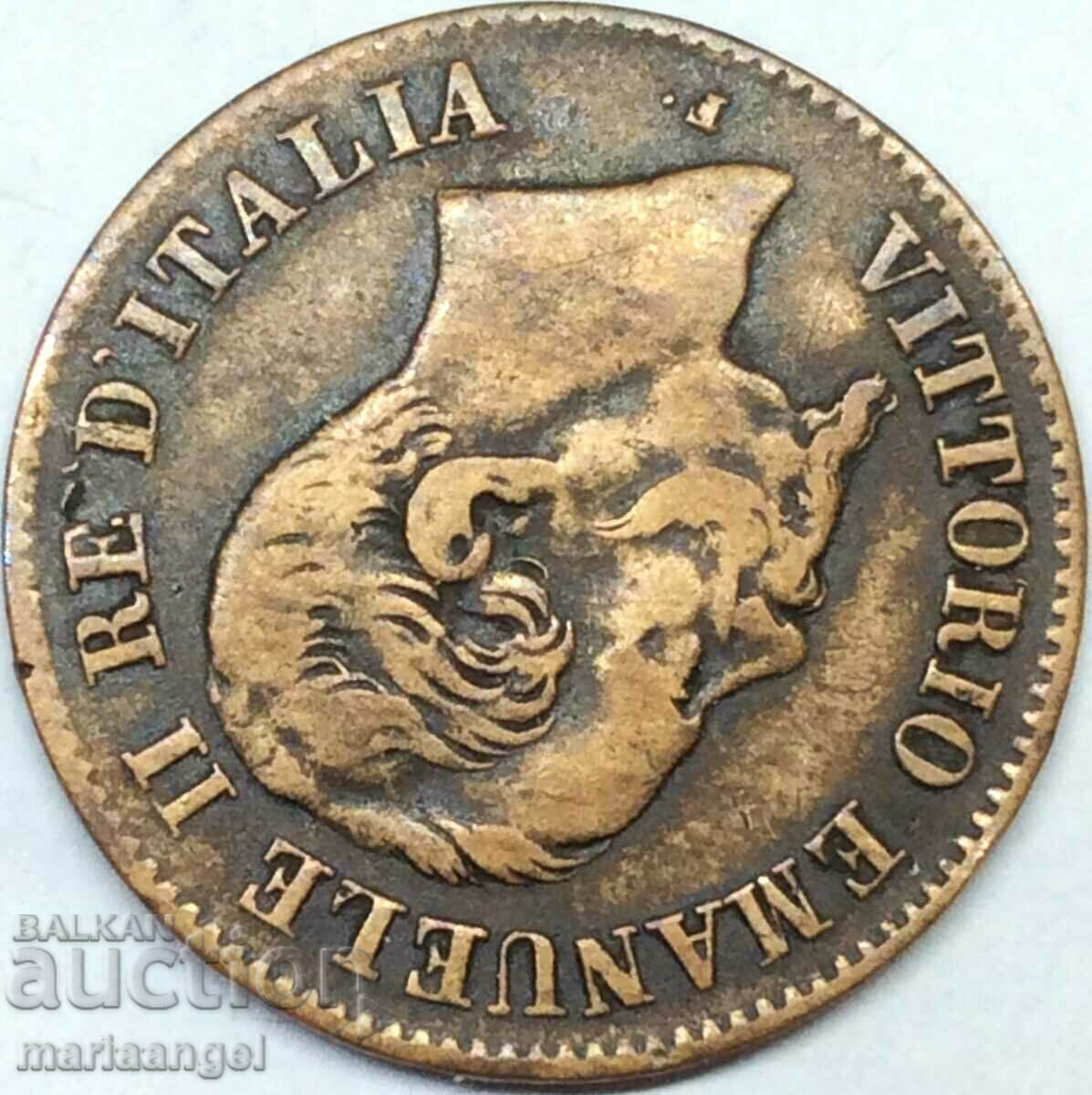 Delivery of 2 centesimi 1861 Italy M - Milan