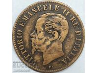 2 centesimi 1861 Italy M - Milan