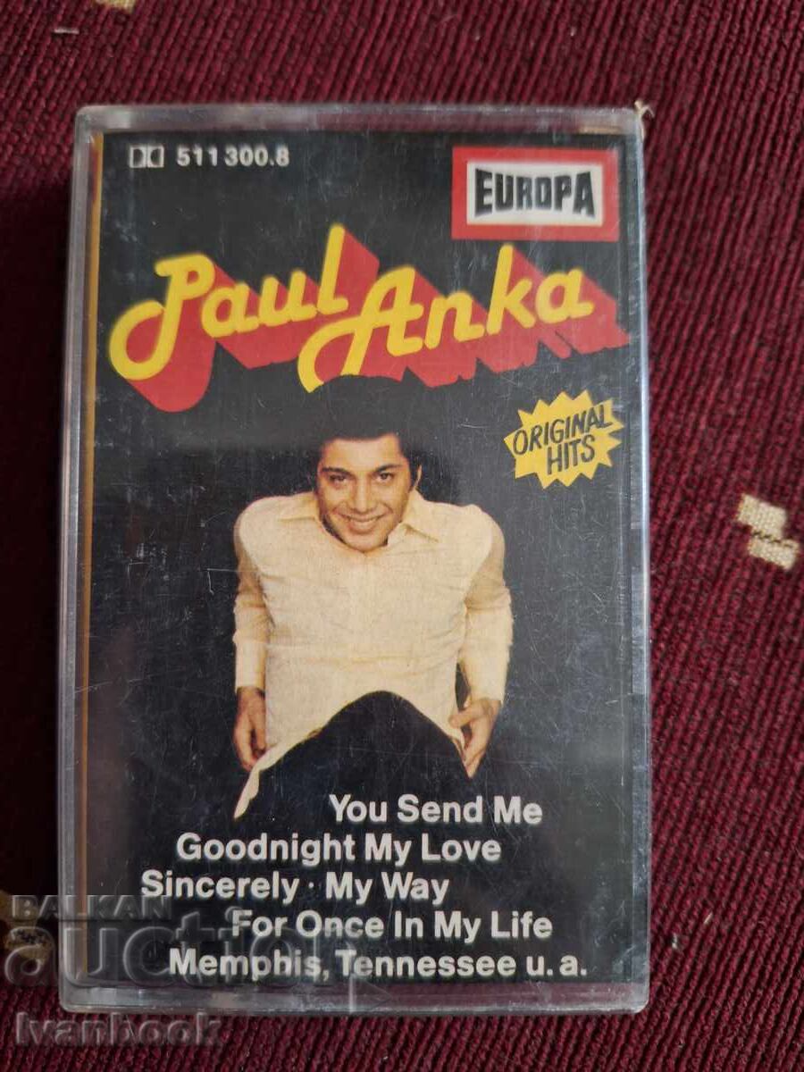 Κασέτα ήχου - Paul Anka Κασέτα ήχου - Paul Anka