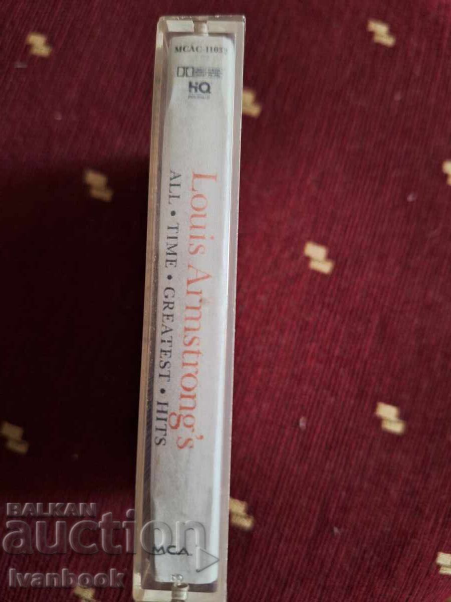 Audio cassette - Louis Armstrong with price 3.00 BGN | € 1.53