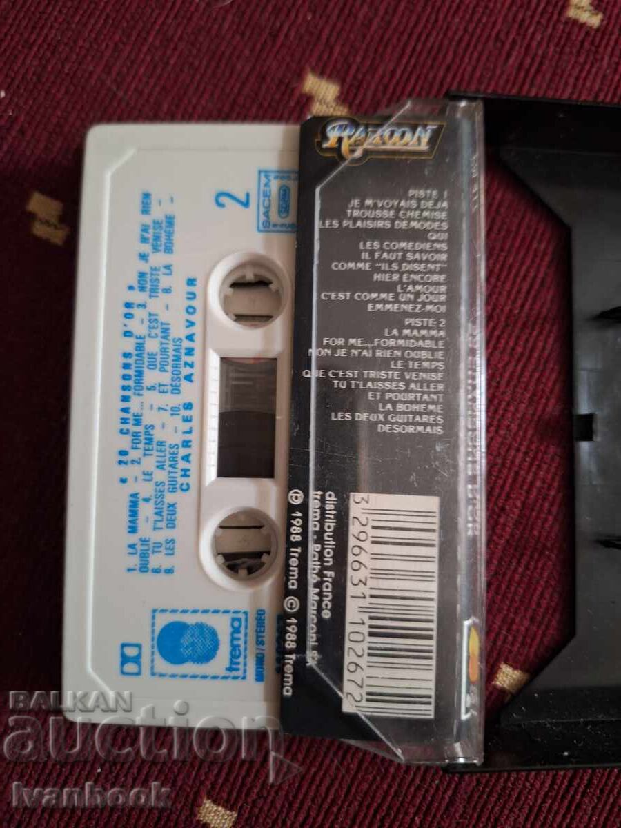 Аукцион Аудио касета - Sharl Aznavour