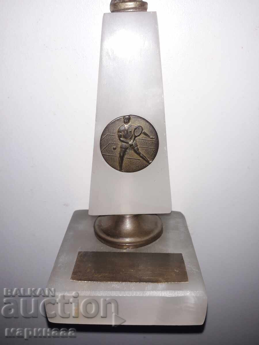 Auction  CUP. AWARD. BRASS, ONYX