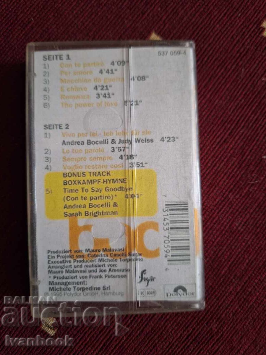 Licitație Caseta audio - Andrea Bocelli Licitație Caseta audio - Andrea Bocelli