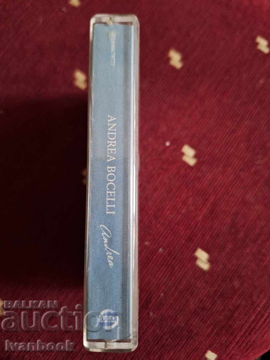 Caseta audio - Andrea Bocelli cu preț 3.00 BGN | € 1.53 Caseta audio - Andrea Bocelli cu preț 3.00 BGN | € 1.53