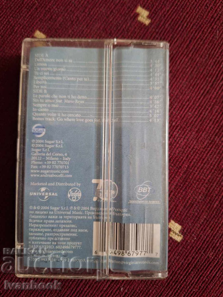 Licitație Caseta audio - Andrea Bocelli Licitație Caseta audio - Andrea Bocelli