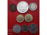 Mixed lot of 8 coins