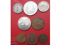 Mixed lot of 8 coins