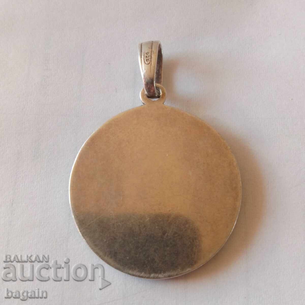 Δημοπρασία Ασημένιο μενταγιόν του Αγίου Ιωάννη του Ρίλα