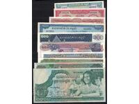 Cambodia Set 10 Bancnote de la 1 Riel până la 1000 Riel Unc