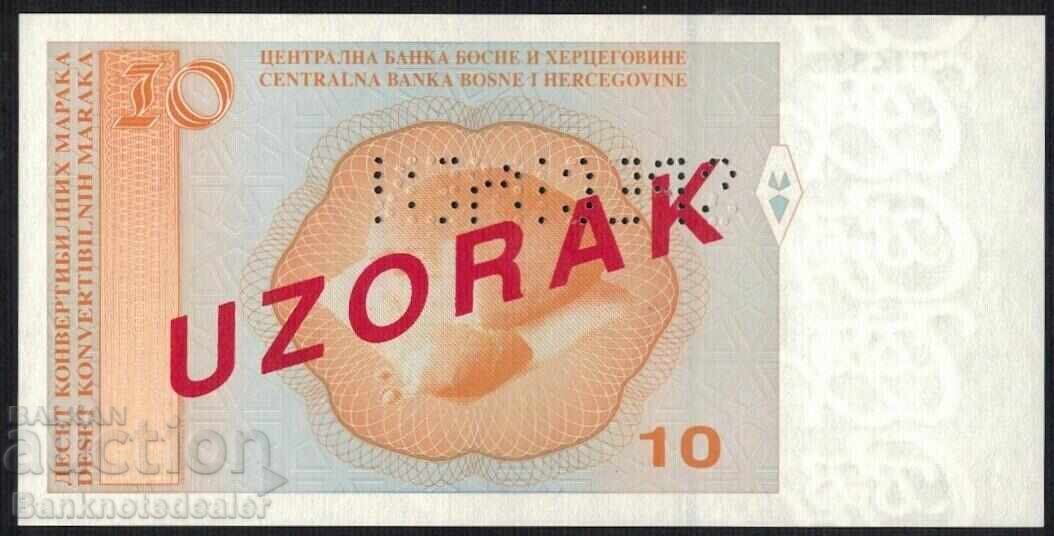 Bosnia10 Konvertibilnih Maraka 1998 SPECIMEN Pick Pick 64s1 с цена 100.00 лв. | € 51.13 Bosnia10 Konvertibilnih Maraka 1998 SPECIMEN Pick Pick 64s1 с цена 100.00 лв. | € 51.13