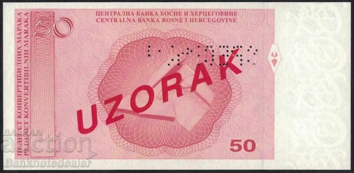 Βοσνία 50 Konvertibilnih Maraka 1998 SPECIMEN Pick 68s1 με τιμή 190.00 BGN | € 97.15