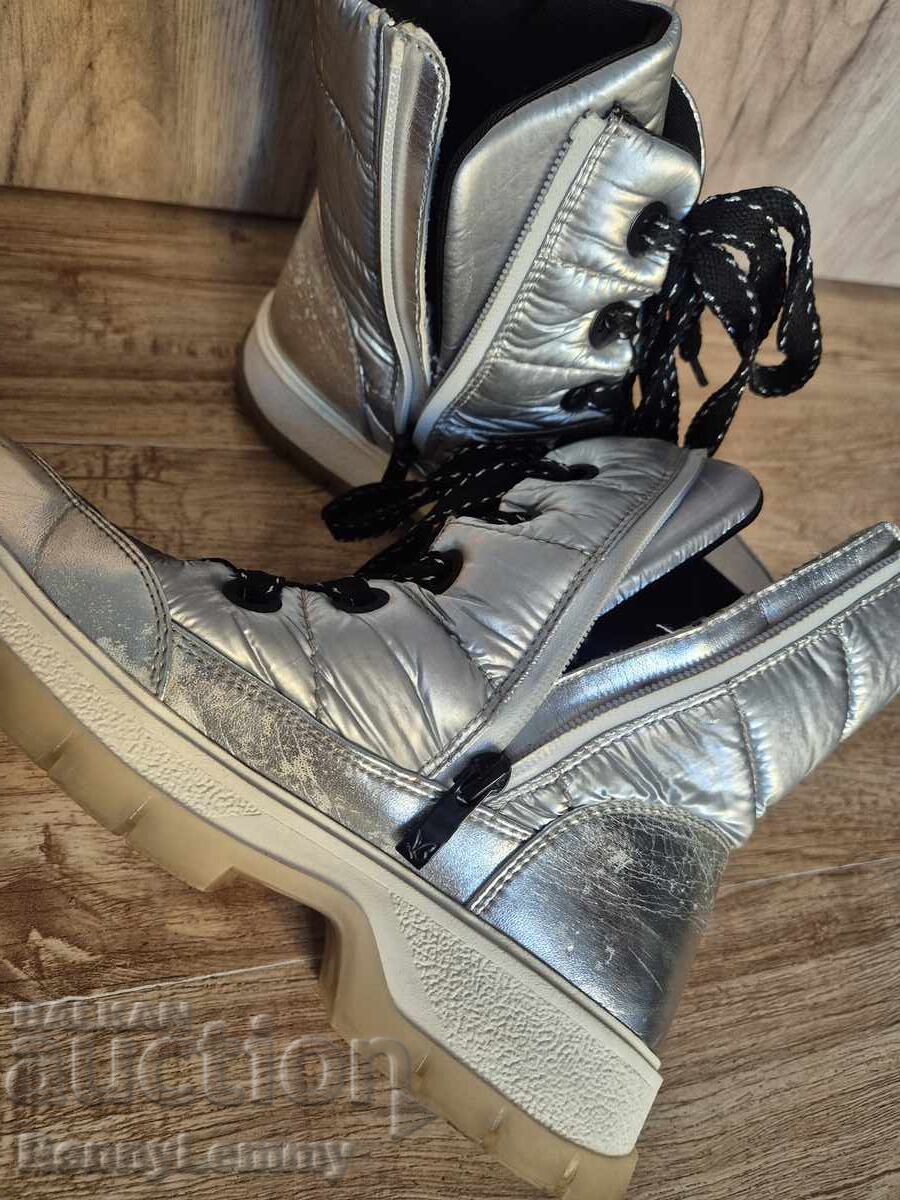 Livrarea Ghete de zăpadă Caprice, piele naturală, 37.5 nr Livrarea Ghete de zăpadă Caprice, piele naturală, 37.5 nr