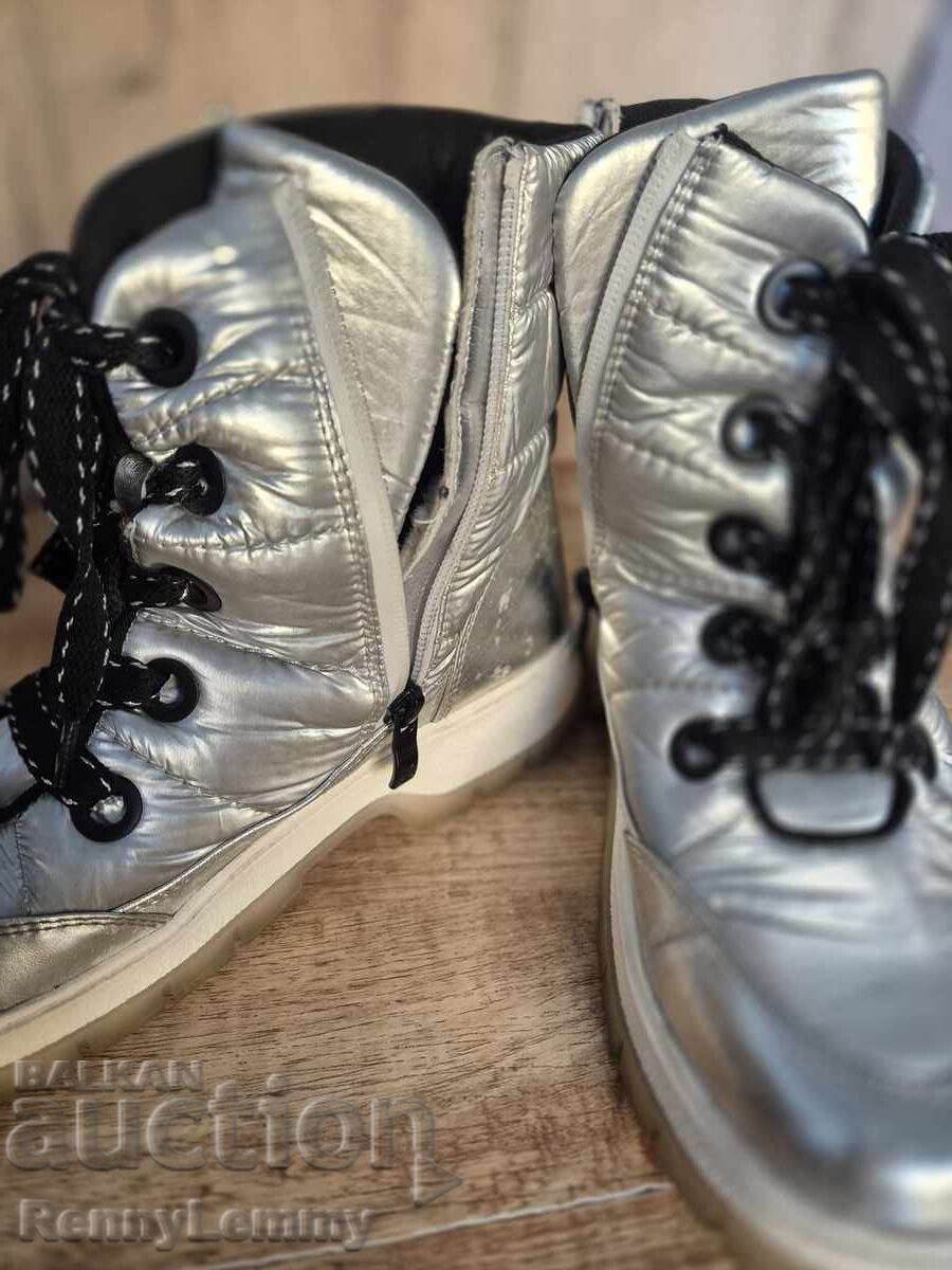 Ghete de zăpadă Caprice, piele naturală, 37.5 nr - 7 Ghete de zăpadă Caprice, piele naturală, 37.5 nr - 7