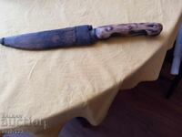 Σταθερό μαχαίρι ξύλινη θήκη