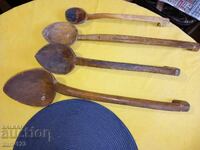 Παλιά ξύλινα κουτάλια / κουτάλια για σούπα /