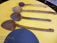 Παλιά ξύλινα κουτάλια / κουτάλια για σούπα /