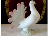 Πορσελάνινο αγαλματάκι, φιγούρα Περιστέρι Lippelsdorf 1877