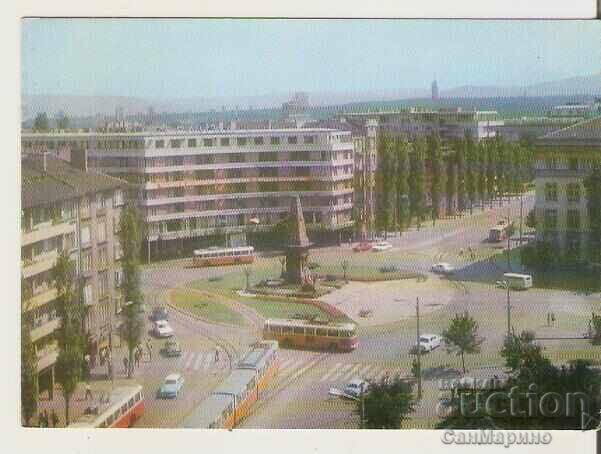 Card Bulgaria Sofia Monumentul lui Vasil Levski 3*