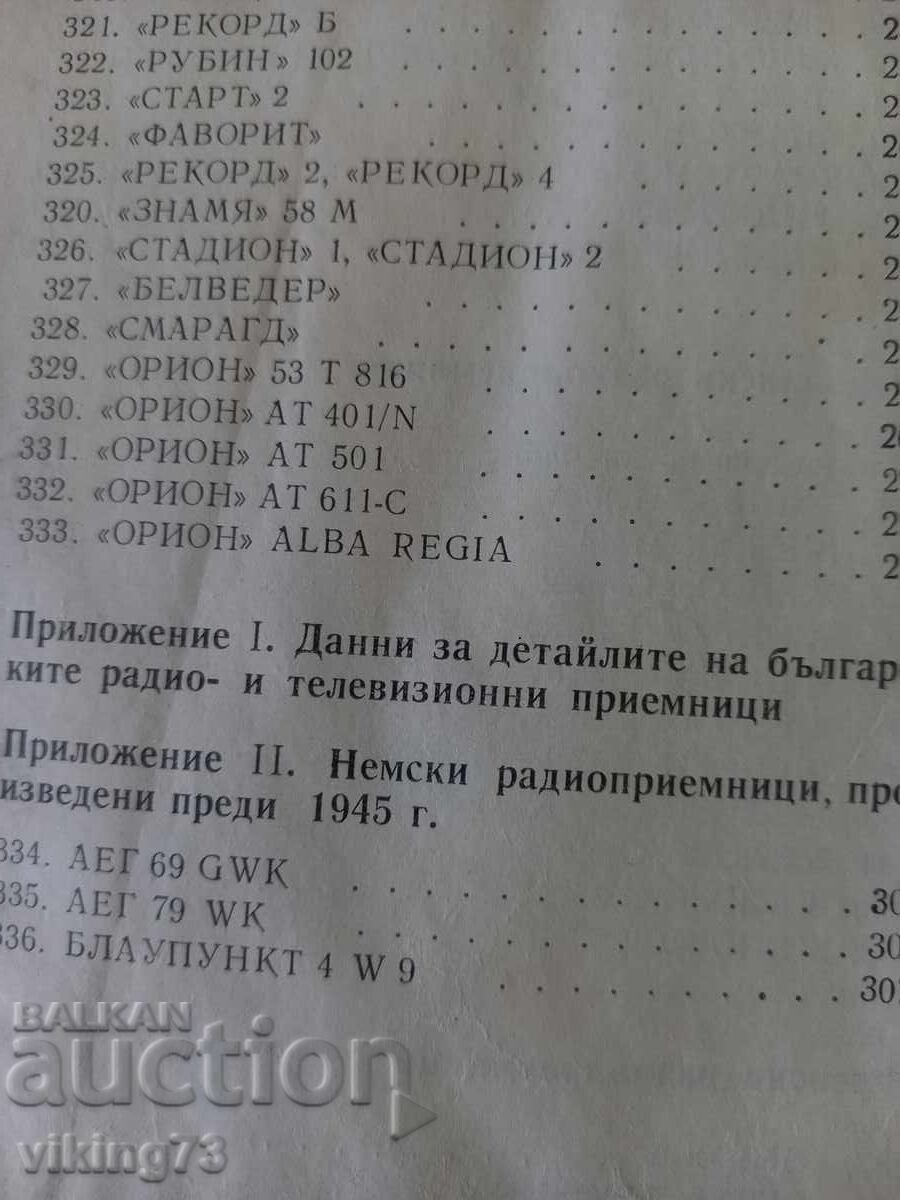 Radio and Television Receivers - 5