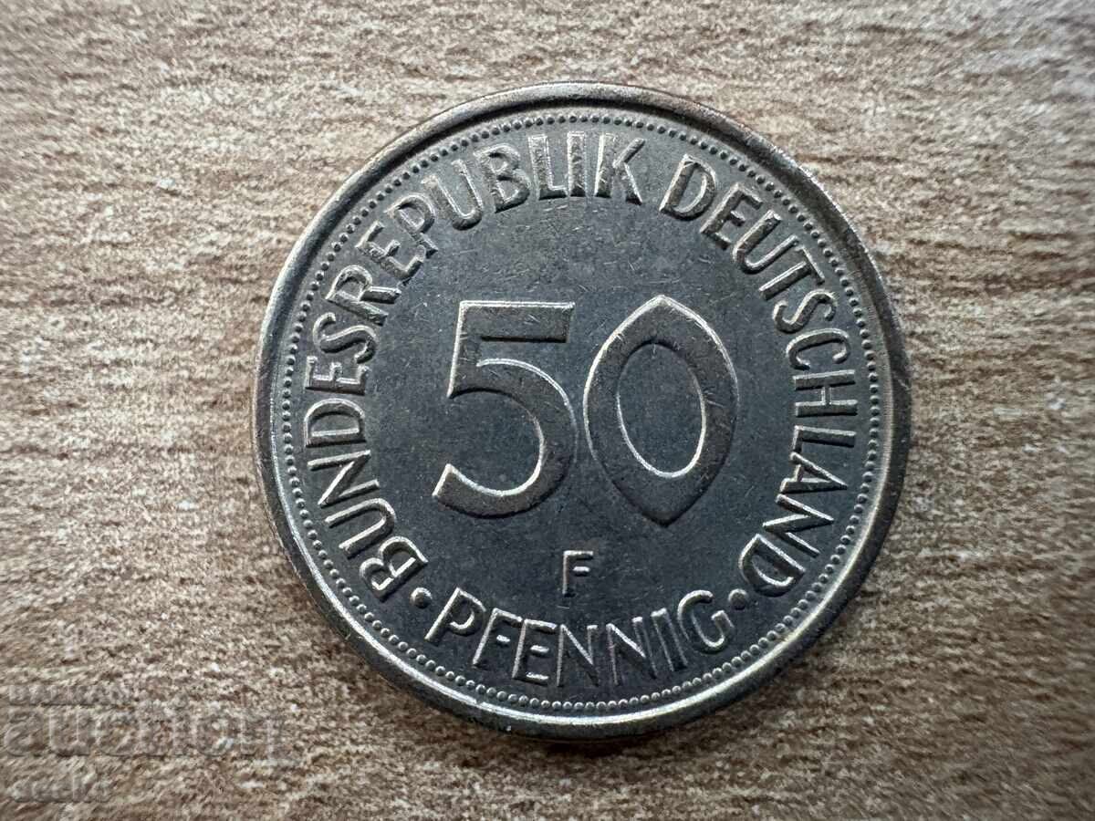 Γερμανία - 50 πφένιγκ (1975) - F Γερμανία - 50 πφένιγκ (1975) - F