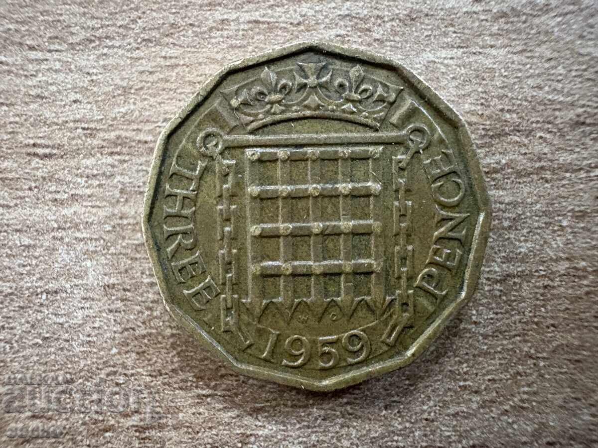 Ηνωμένο Βασίλειο - 3 πένες (1959) Ηνωμένο Βασίλειο - 3 πένες (1959)