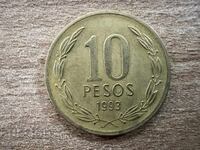 Χιλή - 10 πέσος (1993)
