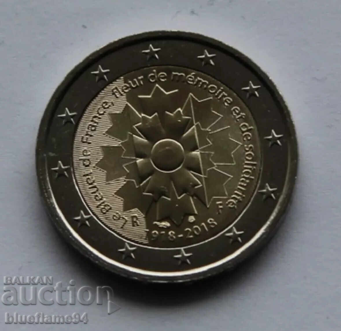 2 euro Franța 2018