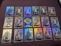 Cărți de fotbal Match Attax - Real Madrid - 18 buc