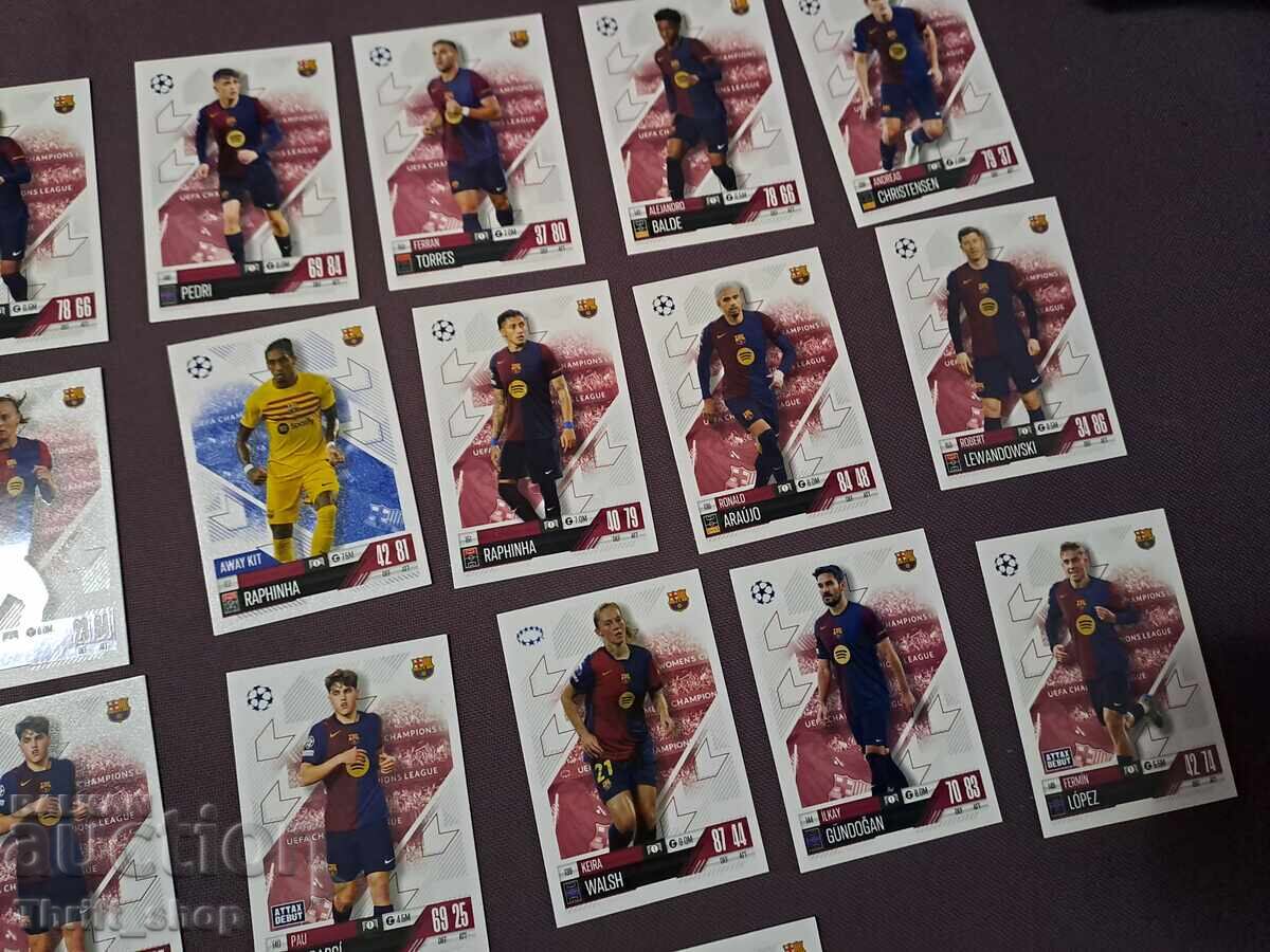 Match Attax Football Cards - Barcelona - 22 pieces - 5