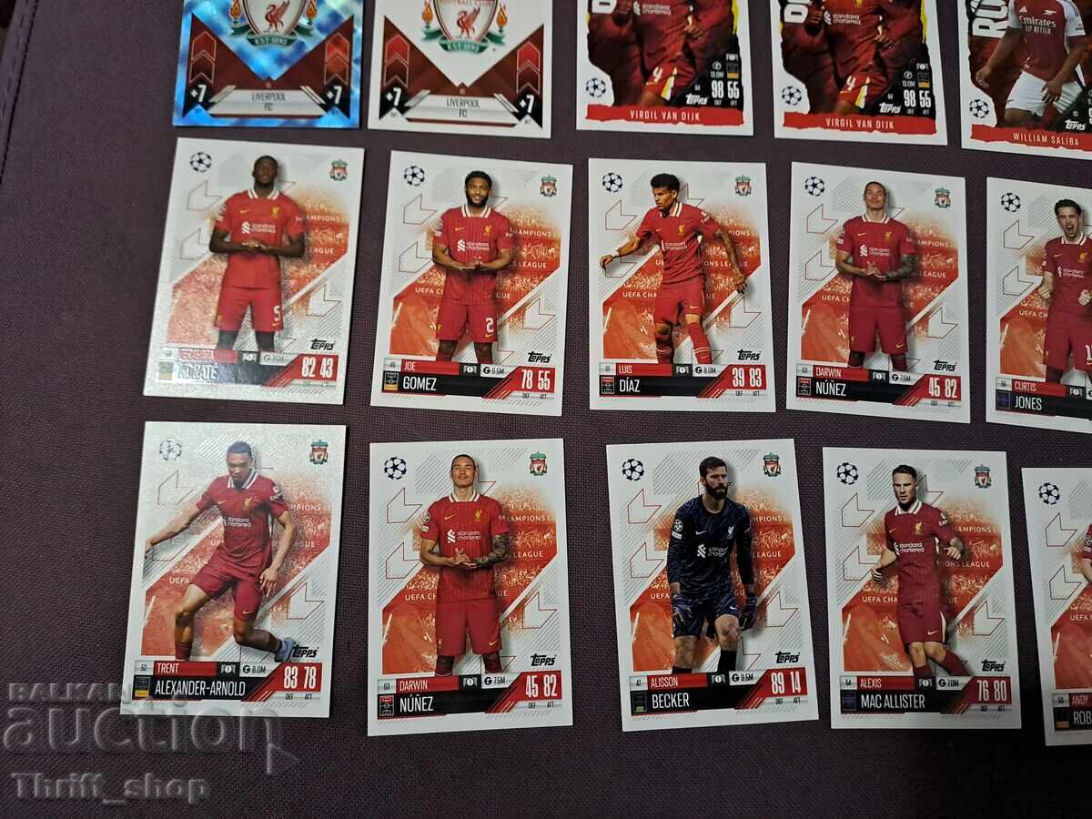 Match Attax Football Cards - Liverpool - 19 pieces - 5