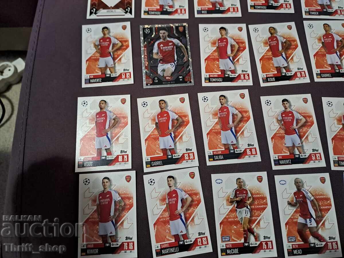 Match Attax Football Cards - Arsenal - 26 Pieces - 5