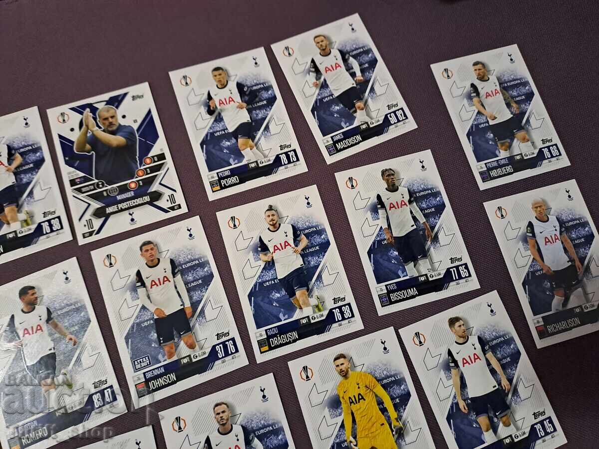 Auction Match Attax Football Cards - Tottenham - 20 pieces Auction Match Attax Football Cards - Tottenham - 20 pieces