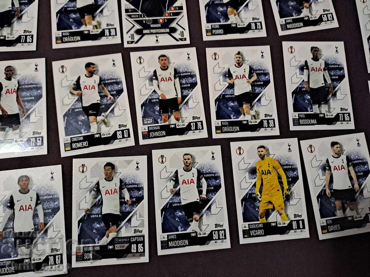 Delivery of Match Attax Football Cards - Tottenham - 20 pieces Delivery of Match Attax Football Cards - Tottenham - 20 pieces
