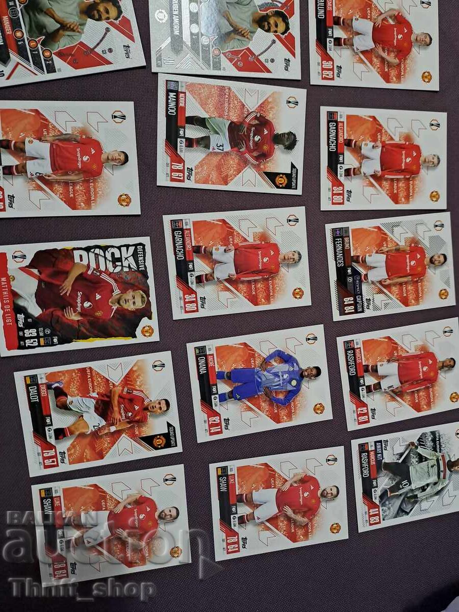 Delivery of Match Attax Football Cards - Manchester United - 18 pieces