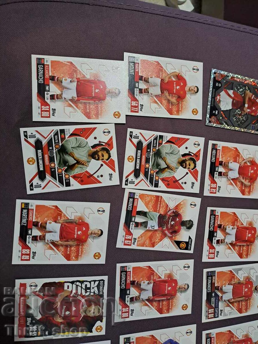 Match Attax Football Cards - Manchester United - 18 pieces - 5