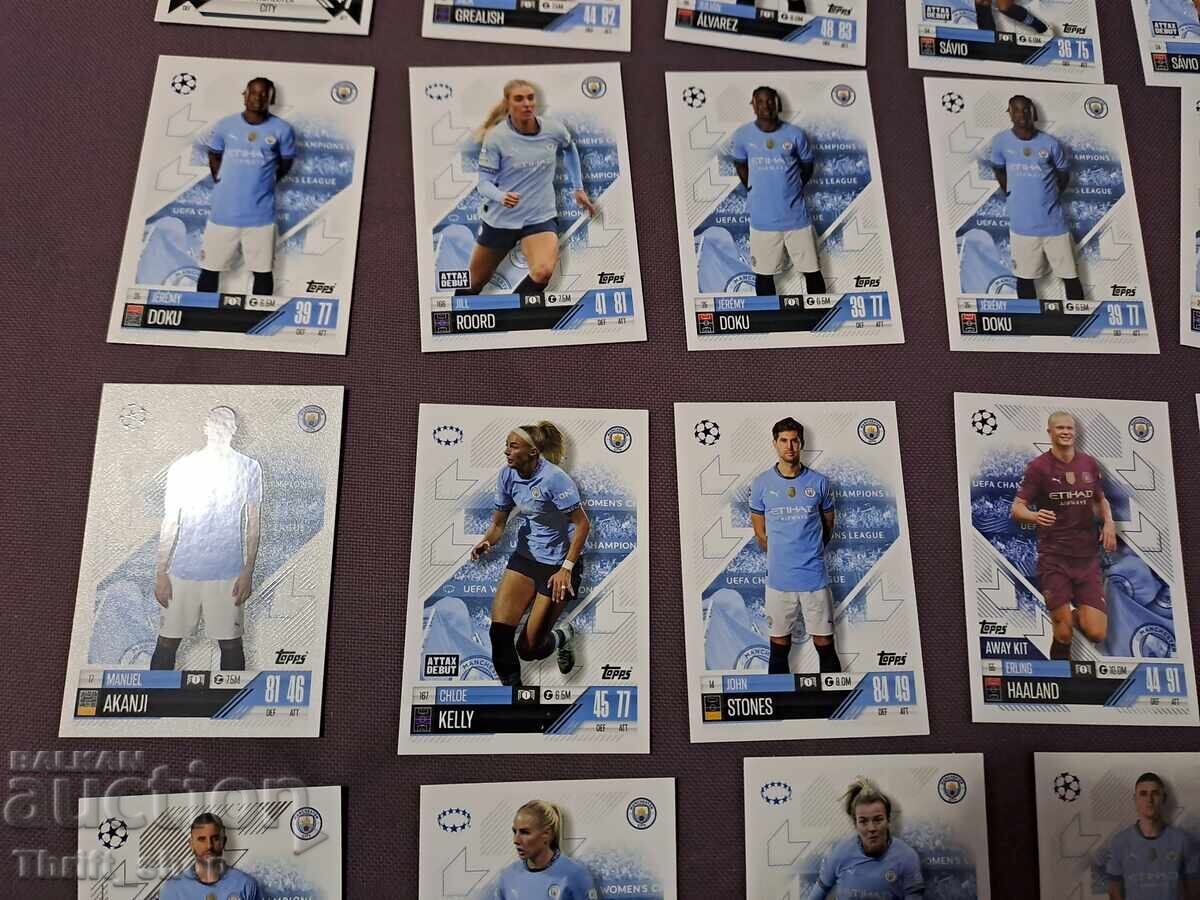 Delivery of Match Attax Football Cards - Manchester City - 22 Pieces Delivery of Match Attax Football Cards - Manchester City - 22 Pieces