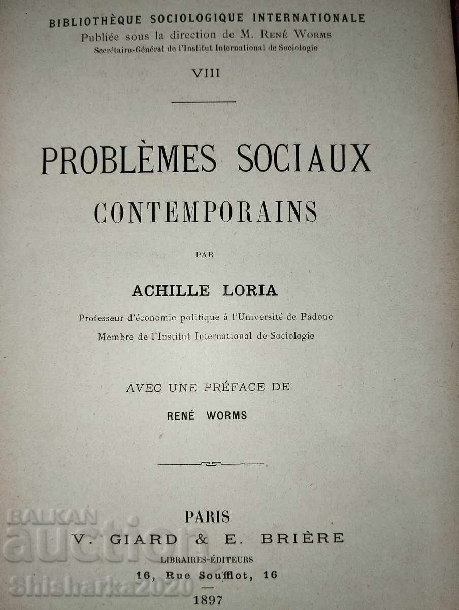 Achille Loria - Probleme sociale contemporane cu preț € 140.00 | 273.82 BGN Achille Loria - Probleme sociale contemporane cu preț € 140.00 | 273.82 BGN