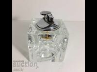 Brichetă de masă, cristal șlefuit binalit