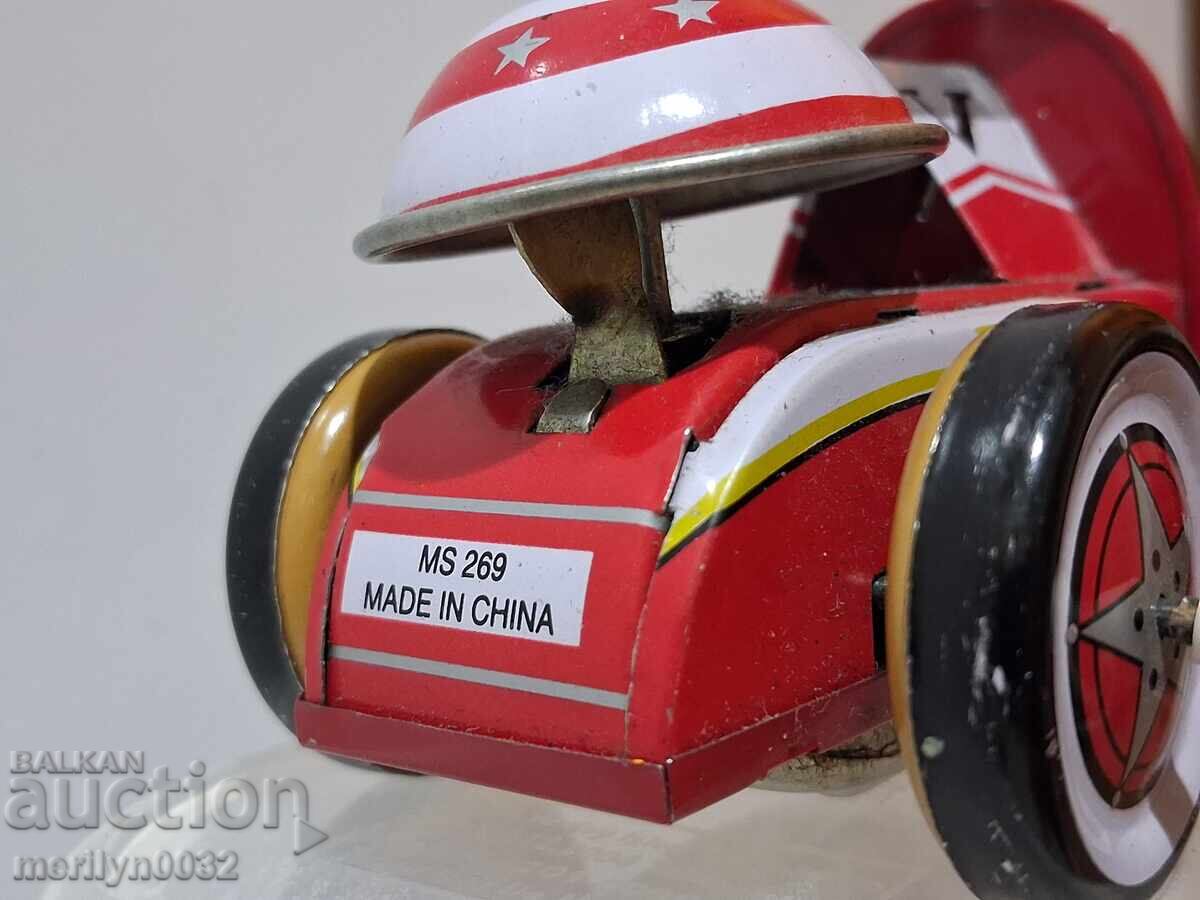 Livrarea Veche mașină de jucărie din tablă cărucior