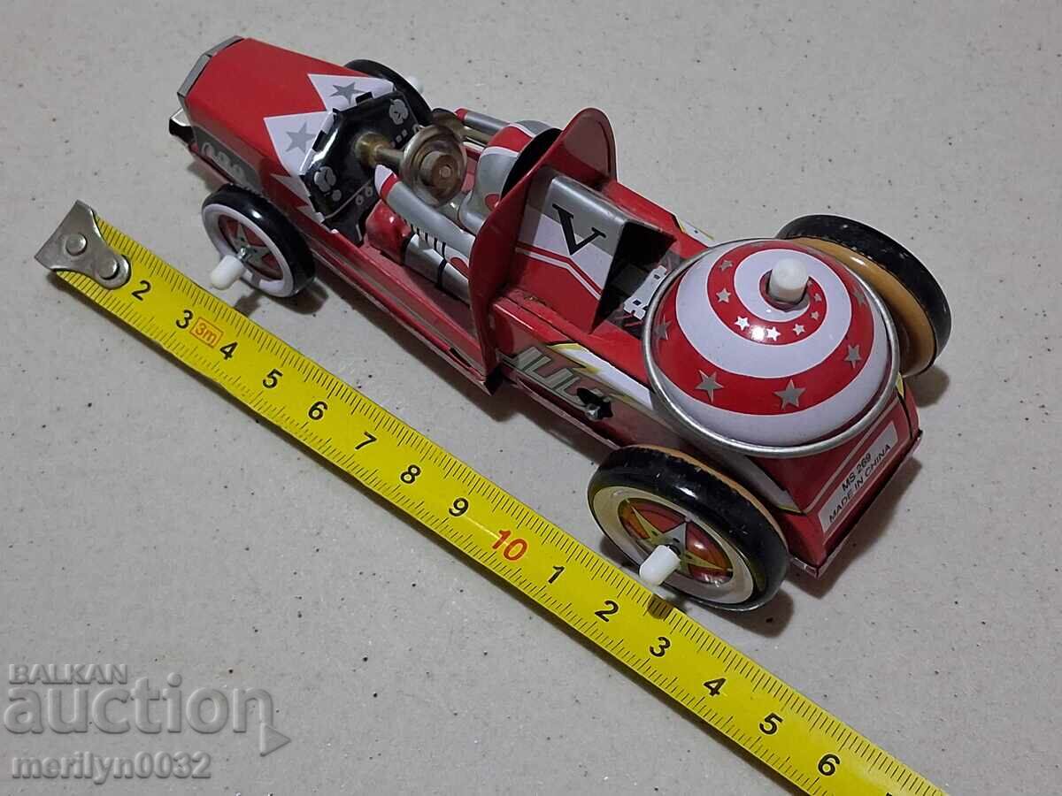 Veche mașină de jucărie din tablă cărucior - 6