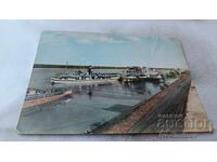 Пощенска картичка Русе Пристанището 1960