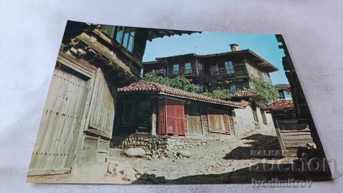 Пощенска картичка Котел Стара архитектура Пощенска картичка Котел Стара архитектура