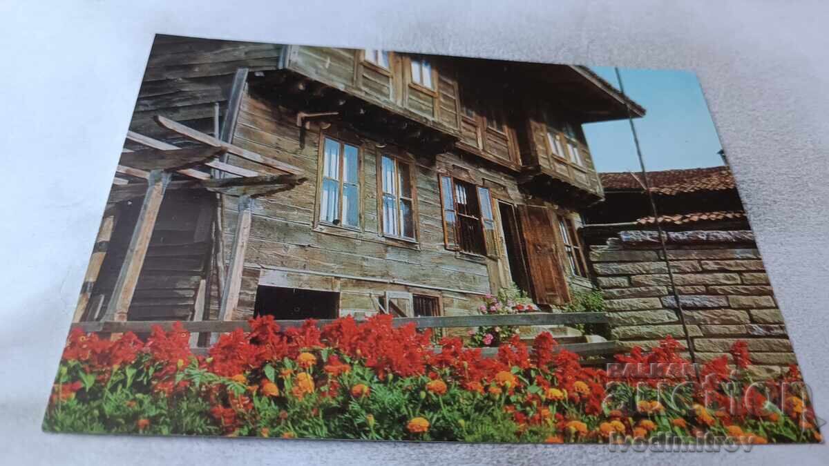 Пощенска картичка Котел Стара къща