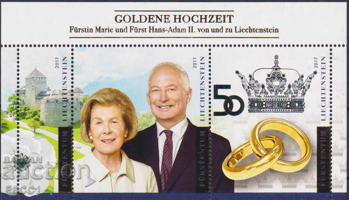 Чист блок принц Ханс-Адам II принцеса Мария 2017 Лихтенщайн
