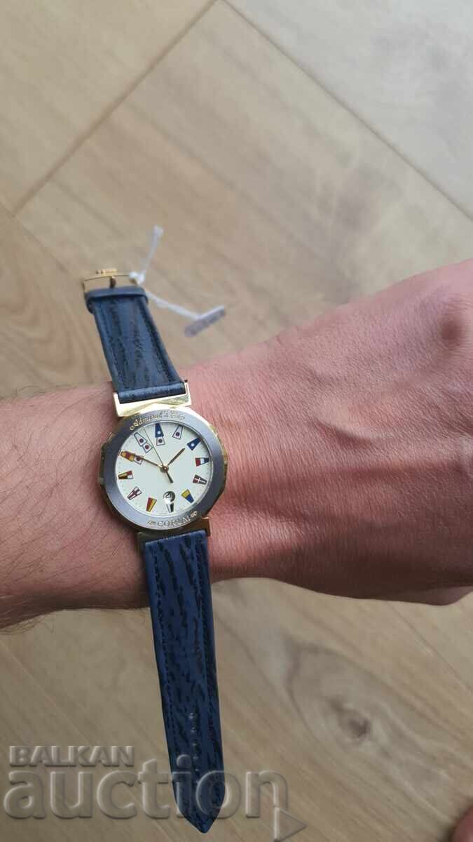 New! Corum. Quartz watch with calendar, stainless steel - 7