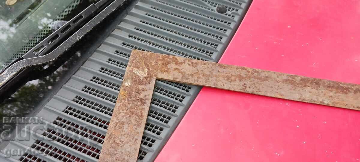 Παράδοση Γωνία ορθογωνίου παλαιού ξυλουργού